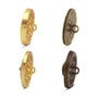Surreal motifs coat button set